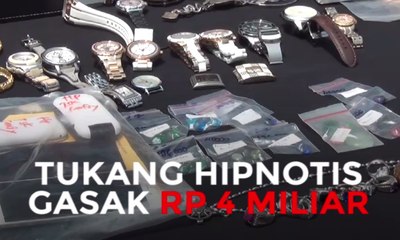 Jagoan Hipnotis Gasak Rp 4 Miliar