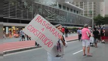 Protesta en São Paulo contra la reforma de pensiones de Temer