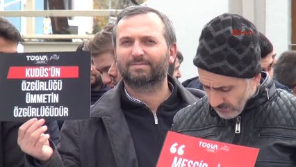 Sakarya Adapazarı'nda ABD'nin 'Kudüs' Açıklamasına Tepki