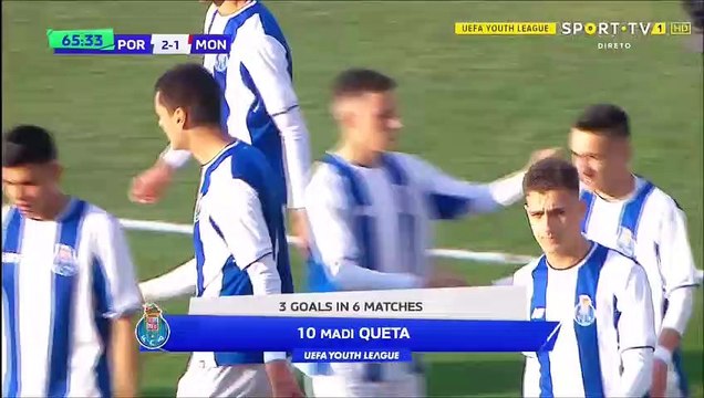 2-1 Madi Queta Goal UEFA Youth League Group G - 06.12.2017 FC Porto Youth 2-1 AS Monaco Youth