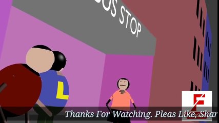 MAKE JOKE AT -- BUS STOP --.ANIMATED VIDEO-watch online downloa लड़की की बाप सहर की दादा है -- MJO -- FAN2SS-- NEW VIDEO