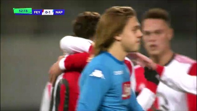 1-1 Orkun Kökcü Goal UEFA Youth League Group F - 06.12.2017 Feyenoord Youth 1-1 Napoli Youth