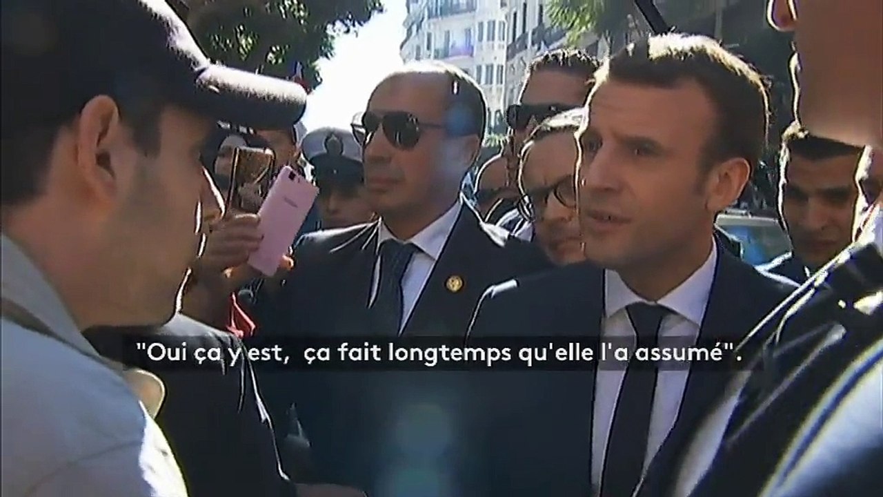 "Qu'est-ce que vous venez m'embrouiller" avec la colonisation ? Le dialogue entre Macron et un jeune Algérien