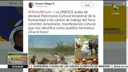 Cantos del llano colombo-venezolano son Patrimonio Cultural Inmaterial