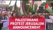 Palestinians burn US and Israeli flags after Jerusalem announcement