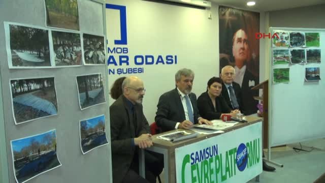 Samsun Canik'te Çevreciler Orman Alanındaki Betonlaşma Durmazsa Yargıya Gidecek