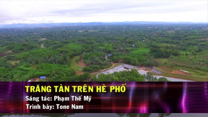 Trăng Tàn Trên Hè Phố (Karaoke Beat) - Tone Nam (Phối Mới) ✔