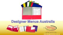 DesignerMenus.Com.Au Provides Custom Portfolio Folders