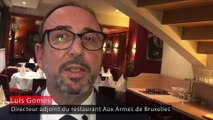 Luis Gomes, directeur adjoint du restaurant Aux Armes de Bruxelles