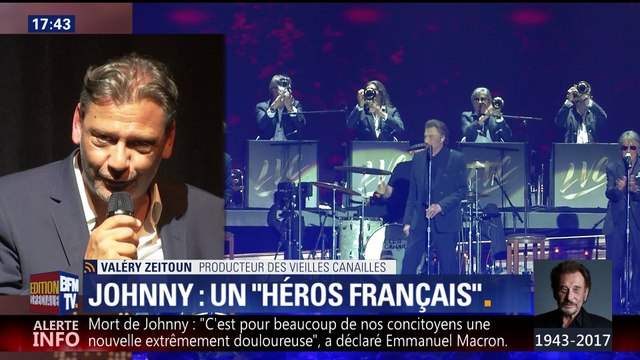 Mort de Johnny Hallyday: les hommages de Jacques Pessis, Jacqueline Veyssière, Bruno Jeudy, Alain Grasset et Valéry Zeitoun