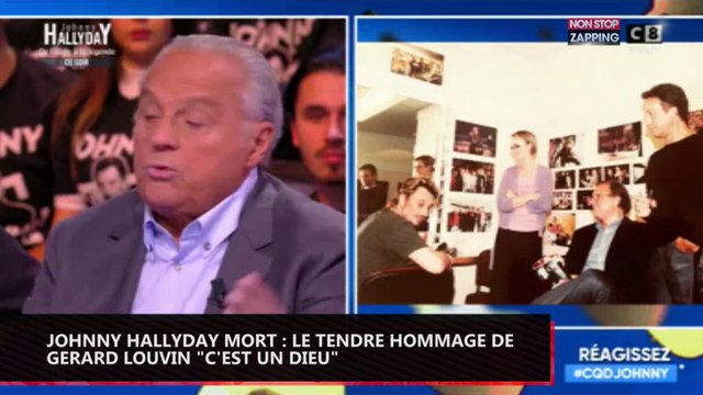 Johnny Hallyday mort : Le tendre hommage de Gérard Louvin C'est un Dieu (vidéo)