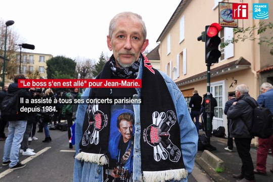 [Diaporama sonore] Les fans de Johnny rendent un dernier hommage à leur idole