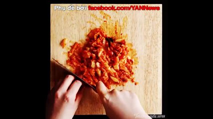 Bánh kim chi phô mai cực ngon mà k bị ngấy