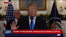 Trump's full speech recognizing Jerusalem as the capital of Israel?