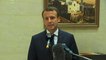 Déclaration du Président de la République, Emmanuel Macron, au palais Zéralda à Alger