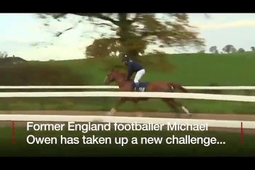 Michael Owen takes on jockey challenge-Sports News