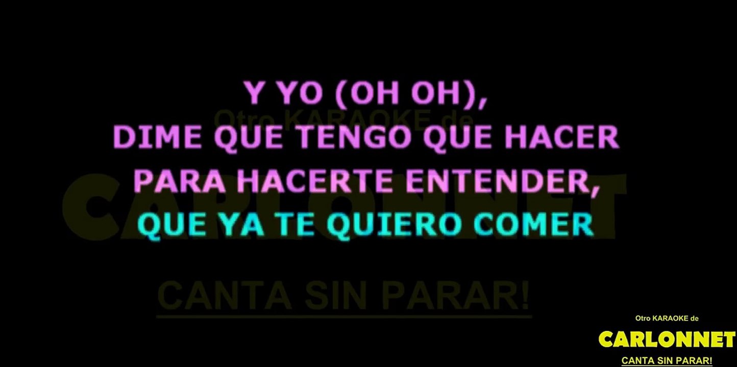 Por el momento - Nicky Jam feat Plan B (Karaoke)