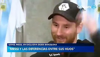 Messi traite son fils de fils de p***