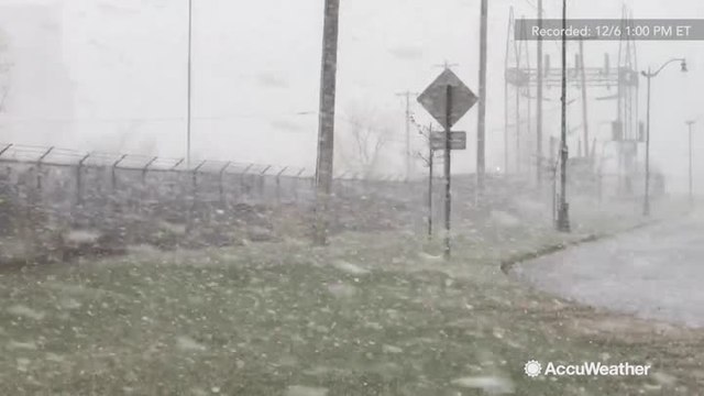 Reed Timmer reports as lake-effect snow hammers Buffalo