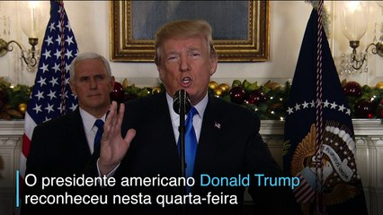 EUA reconhecem Jerusalém como a capital de Israel