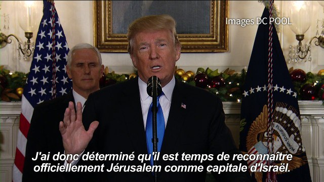Trump reconnaît Jérusalem comme capitale d'Israël