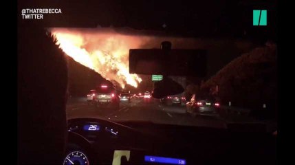 Télécharger la video: Les images impressionnantes du nouvel incendie qui ravage la Californie