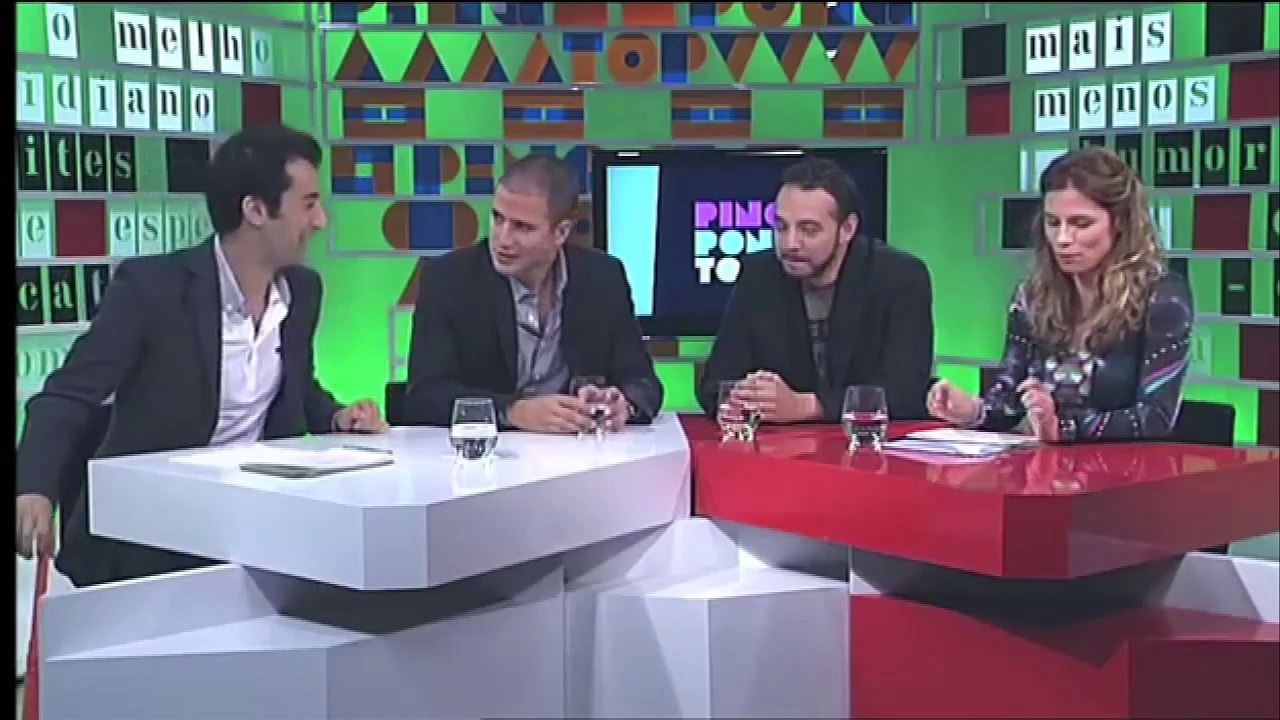 Ping Pong Top | Ricardo Araújo Pereira e Rui Sinel de Cordes em entrevista no Canal Q (2010)