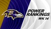 Ravens rise two spots in Week 14 power rankings