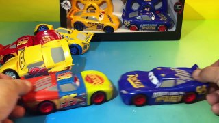 Cars 3 Fabulous Lightning mcqueen and Dinoco cruz ramirez RC Jackson storm disney pixars c