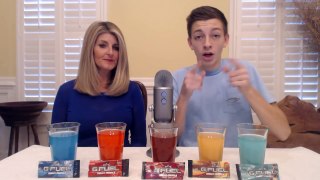 MAKING MY MOM TRY GFUEL ENERGY DRINK! Crazy Reaction GFuel Taste Test! ~ Momma Pack Face R