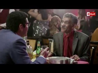 مشهد كوميدى لباسم سمرة " لما تكون مقضيها "عك" وعاوز تتوب لربنا " ... الحلقة 8 من "بين السرايات"