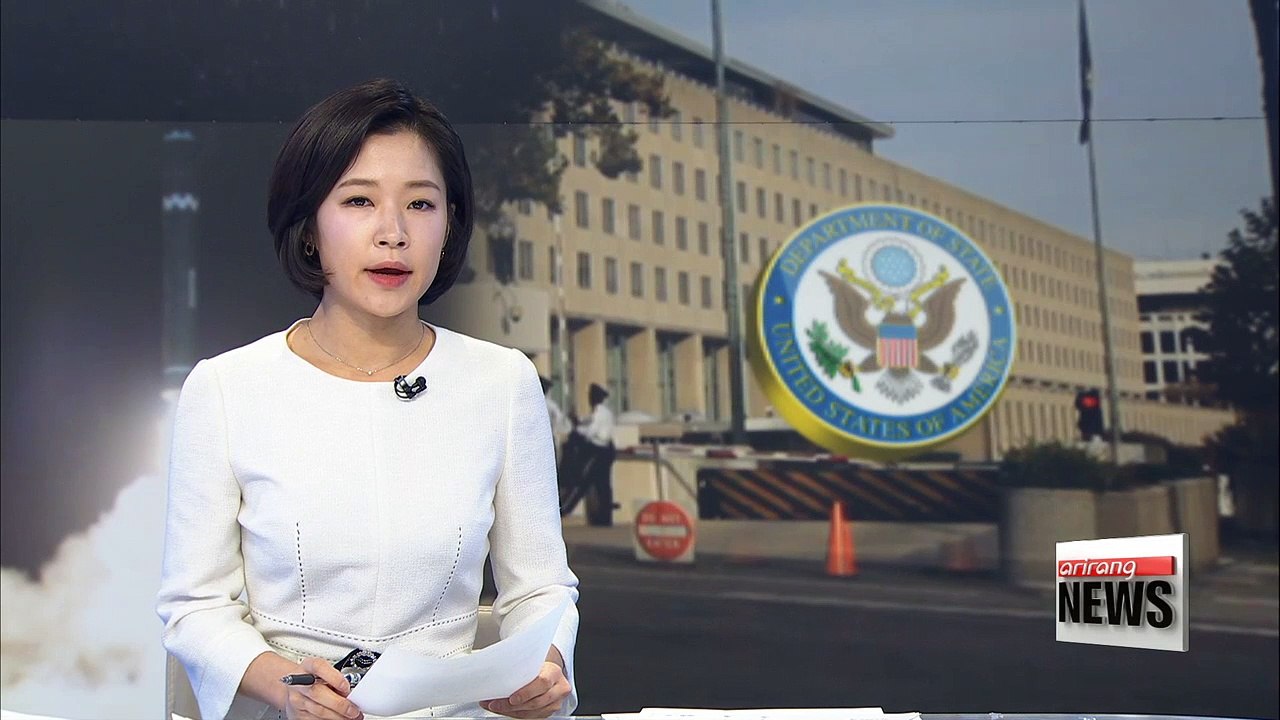 U.S. won't go back on 'no-negotiation' policy unless N. Korea chooses to denuclearize: State Dept.