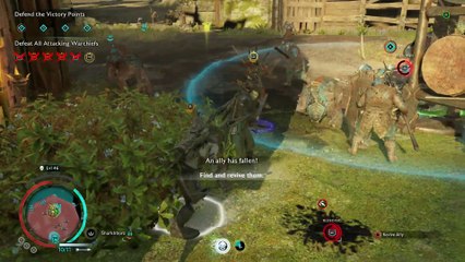 SHADOW OF WAR NO DEATHS FIRST TIME PLAYTHROUGH 168 POST-END SIEGE DEFENDING!