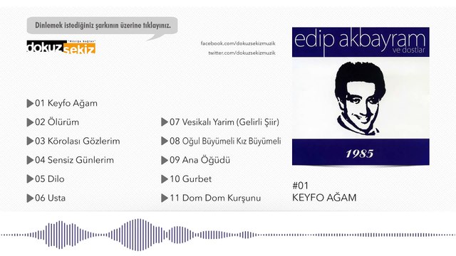 Edip Akbayram - Keyfo Ağam (Official Audio)