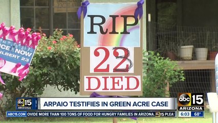 Former Sheriff Joe Arpaio testifies in Green Acres case