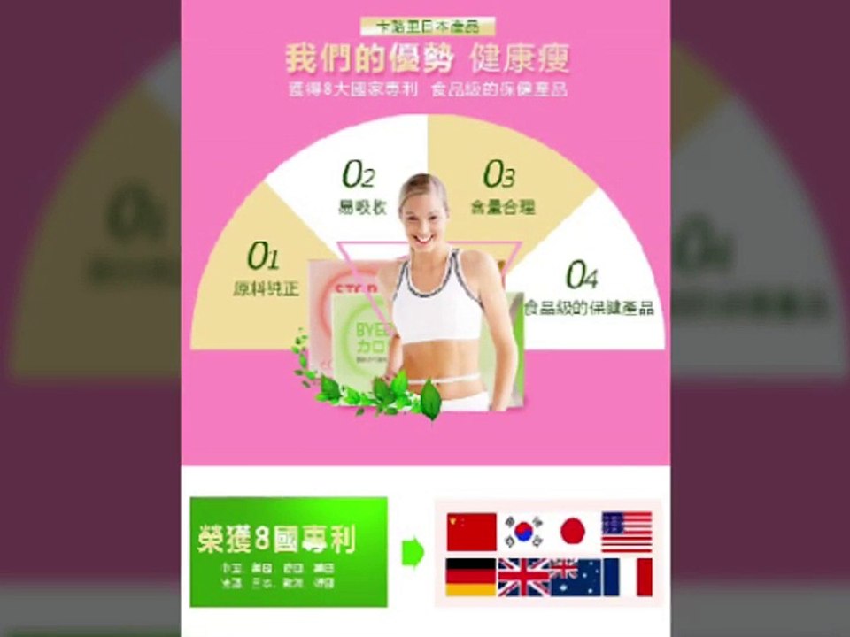 日本卡路里瘦身方法、瘦身運動、瘦身食譜。