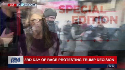 SPECIAL EDITION | 3rd Day of Rage protesting Trump decision | Saturday, December 9th 2017