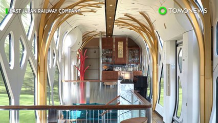 일본의 초특급 럭셔리 열차, 시키시마 열차, 달리면서 경치 구경해요.
