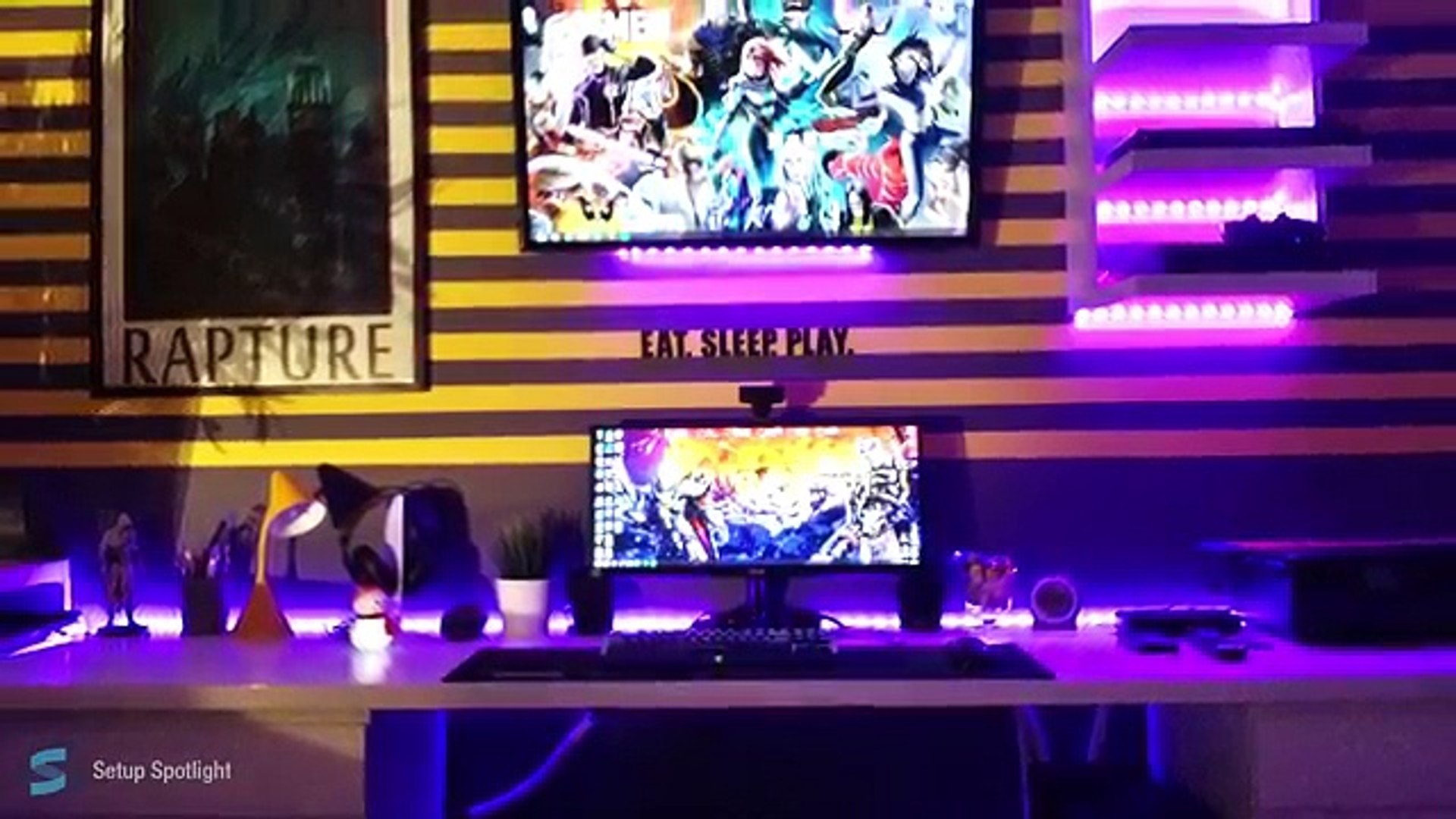 Awesome Black & Yellow Gaming Setup - Setup Spotlight