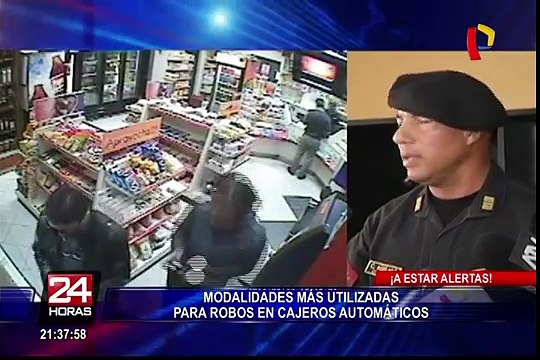 Modalidades más utilizadas para robos en cajeros automáticos