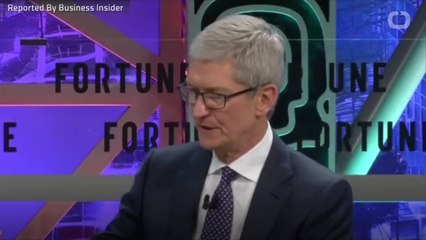 Tim Cook's China Speech Does Not Move Apple Stock