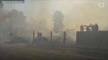 California Wildfire Threatens 12,000 Homes