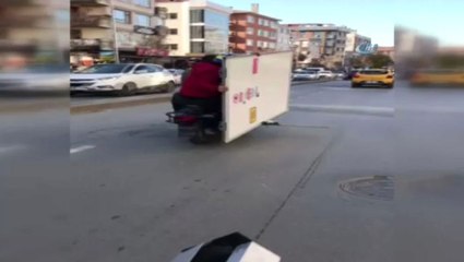 Motosikletle Akıl Almaz Taşıma