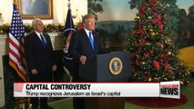 Trump recognizes Jerusalem as Israel's capital