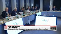 Putin says Russian athletes will be allowed to compete at 2018 PyeongChang Games