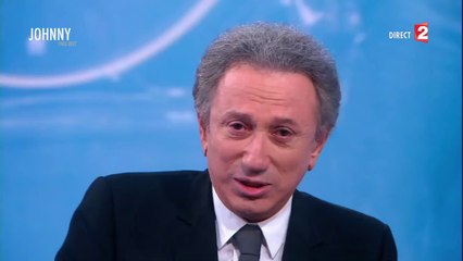 Michel Drucker craque à la fin de l'émission spéciale Johnny