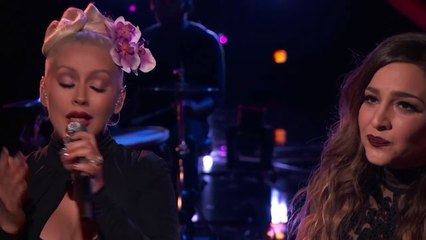 The Voice 2016 Alisan Porter and Christina Aguilera - Finale - 'You've Got a Friend'-2_B4THITnm4