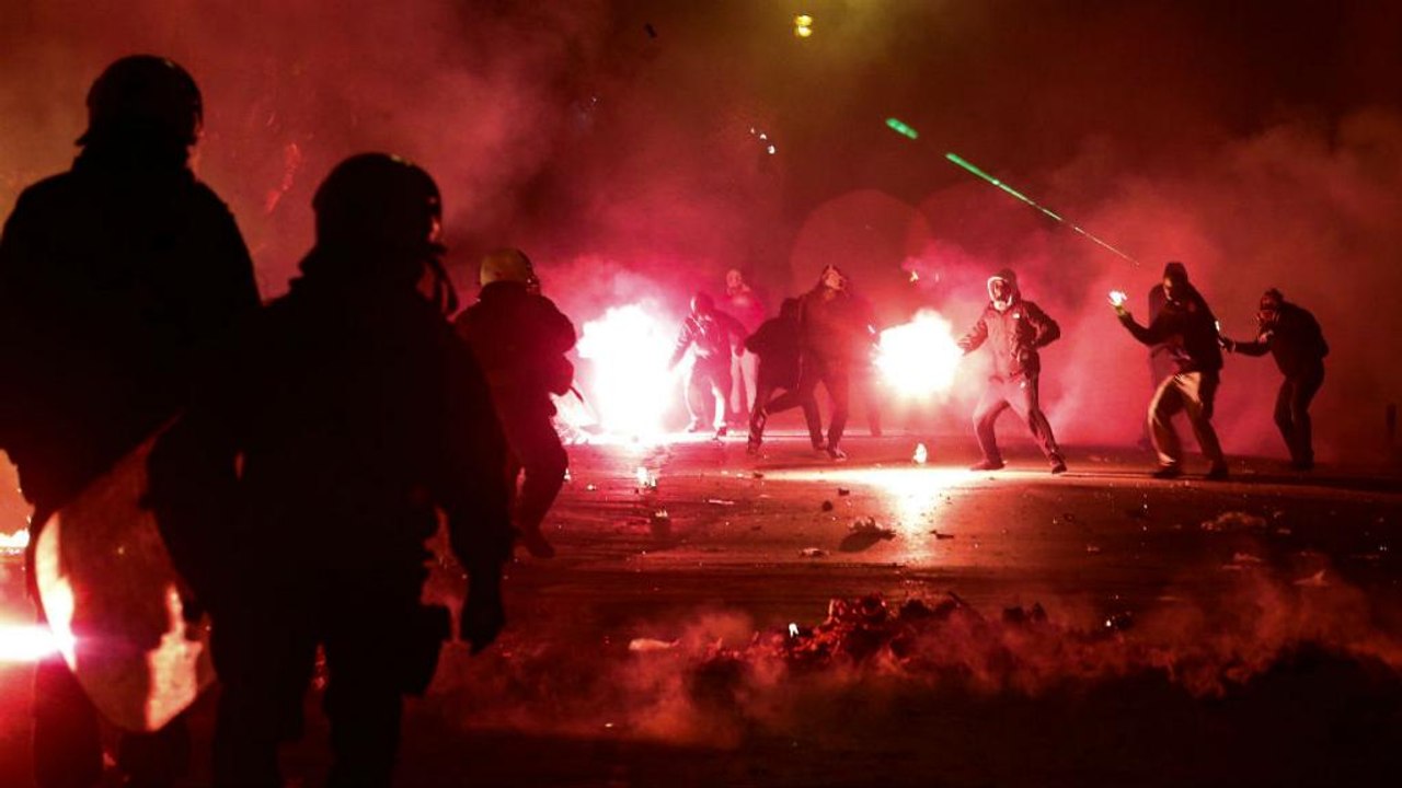 Police and demonstrators clash in Athens overnight