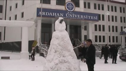 Ardahan'da Kar Yağışı