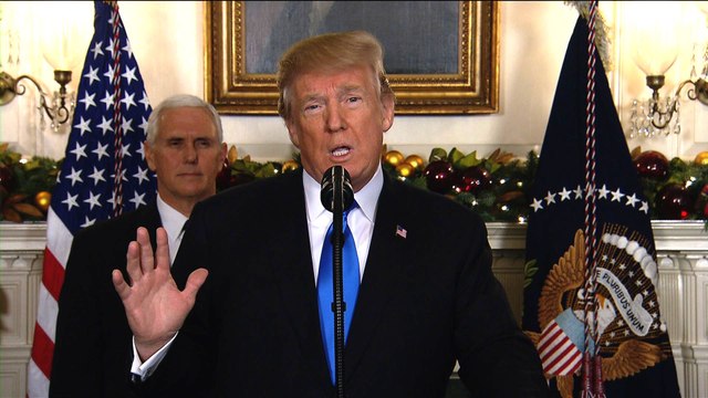 Trump reconnaît officiellement Jérusalem comme capitale d'Israël